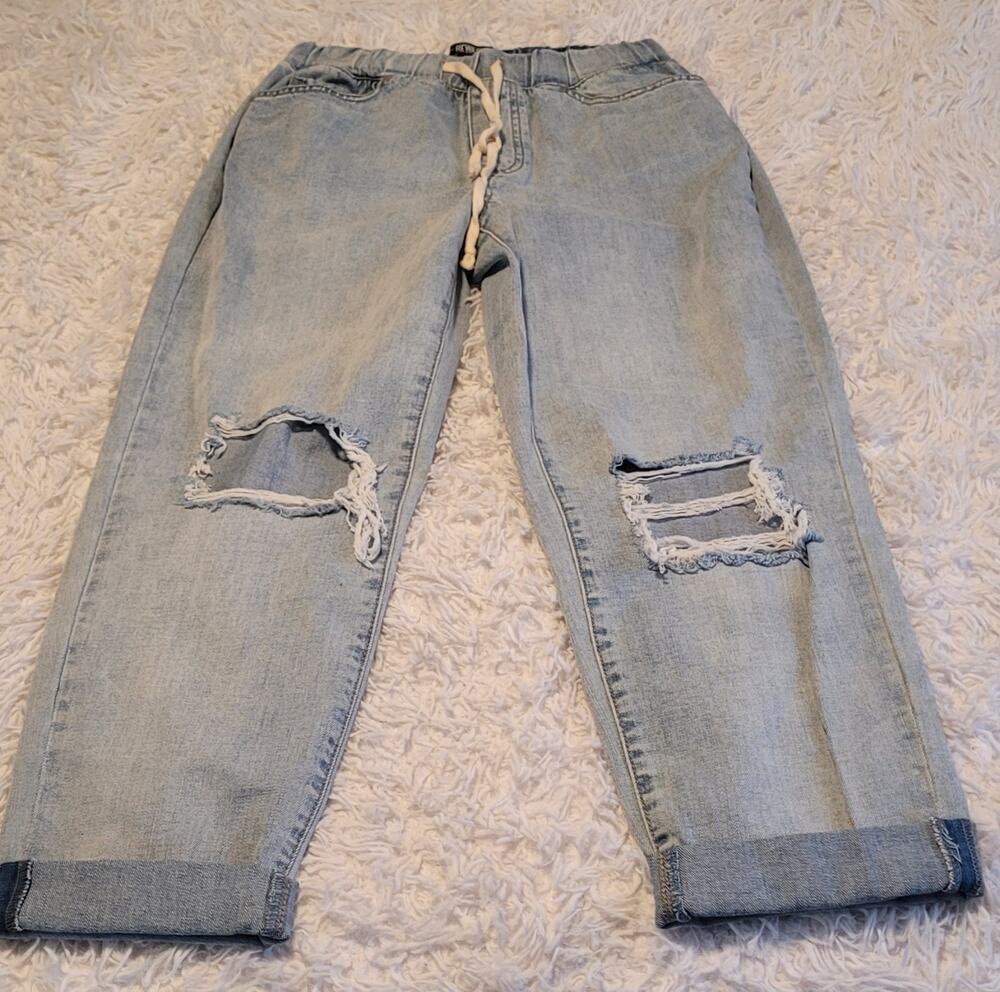 Women's Distressed blue Jeans size medium by REWASH